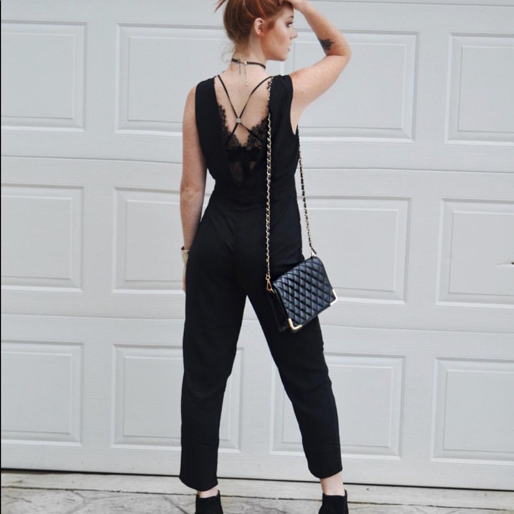Black jumpsuit